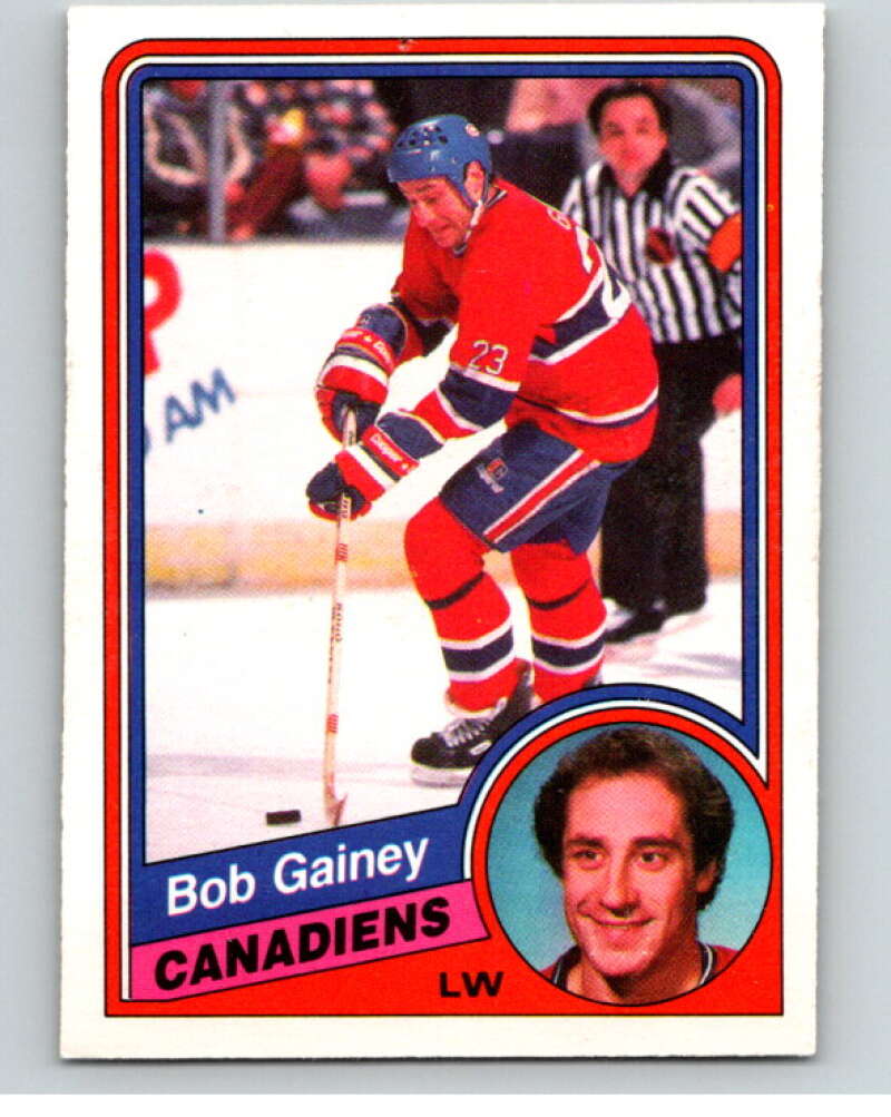 1984-85 O-Pee-Chee #261 Bob Gainey  Montreal Canadiens  V64425 Image 1