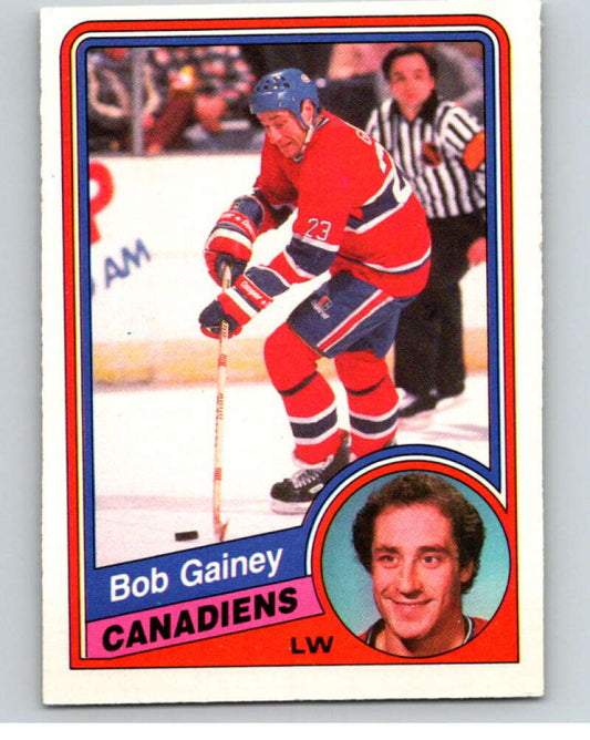 1984-85 O-Pee-Chee #261 Bob Gainey  Montreal Canadiens  V64426 Image 1