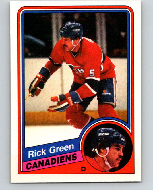 1984-85 O-Pee-Chee #262 Rick Green  Montreal Canadiens  V64427 Image 1