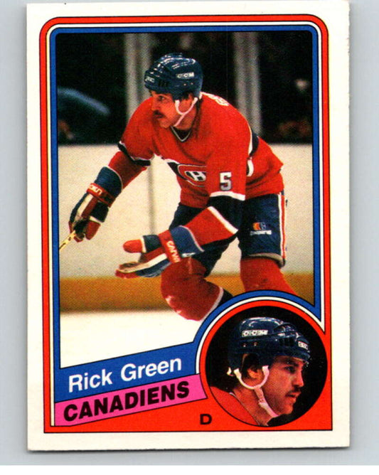1984-85 O-Pee-Chee #262 Rick Green  Montreal Canadiens  V64428 Image 1