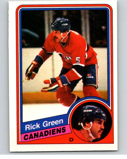 1984-85 O-Pee-Chee #262 Rick Green  Montreal Canadiens  V64429 Image 1