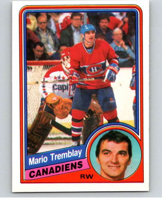 1984-85 O-Pee-Chee #274 Mario Tremblay  Montreal Canadiens  V64460 Image 1