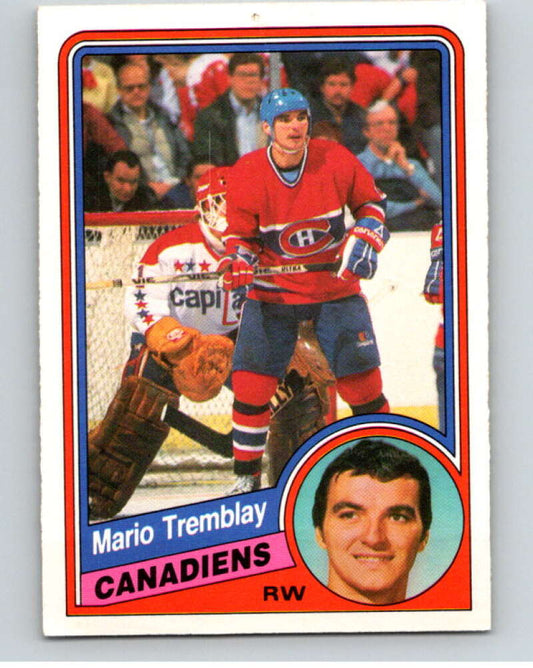 1984-85 O-Pee-Chee #274 Mario Tremblay  Montreal Canadiens  V64463 Image 1