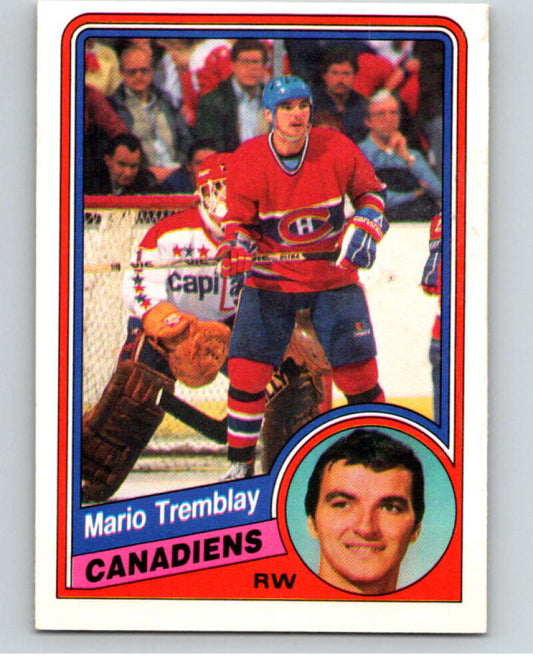 1984-85 O-Pee-Chee #274 Mario Tremblay  Montreal Canadiens  V64465 Image 1