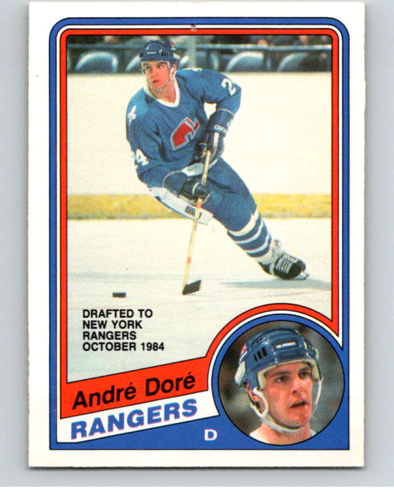 1984-85 O-Pee-Chee #279 Andre Dore  Quebec Nordiques  V64473 Image 1