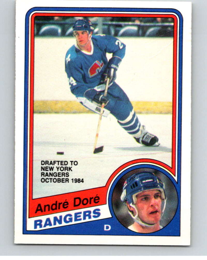 1984-85 O-Pee-Chee #279 Andre Dore  Quebec Nordiques  V64474 Image 1