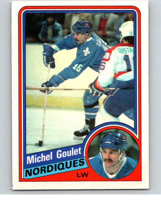 1984-85 O-Pee-Chee #280 Michel Goulet  Quebec Nordiques  V64475 Image 1