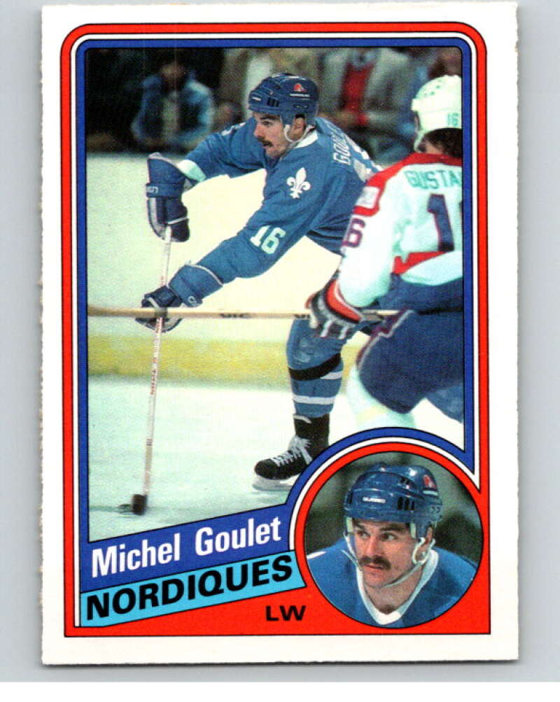 1984-85 O-Pee-Chee #280 Michel Goulet  Quebec Nordiques  V64476 Image 1