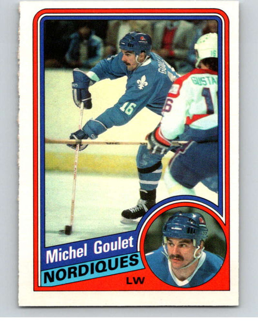 1984-85 O-Pee-Chee #280 Michel Goulet  Quebec Nordiques  V64477 Image 1
