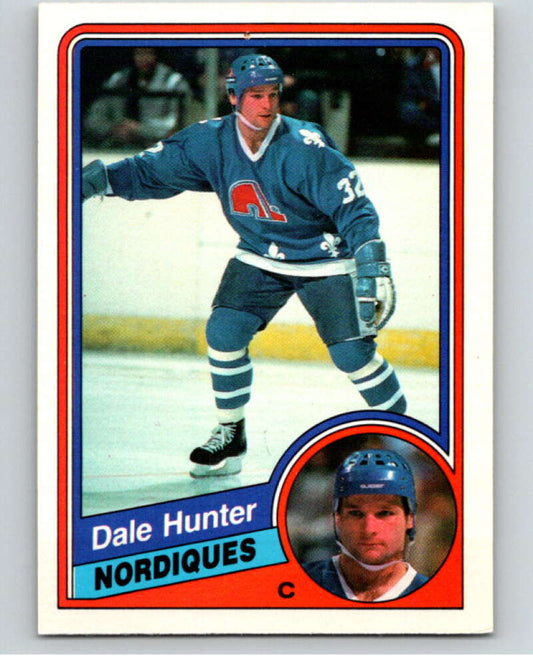 1984-85 O-Pee-Chee #281 Dale Hunter  Quebec Nordiques  V64478 Image 1