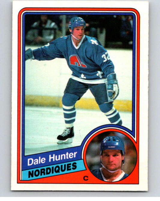 1984-85 O-Pee-Chee #281 Dale Hunter  Quebec Nordiques  V64479 Image 1