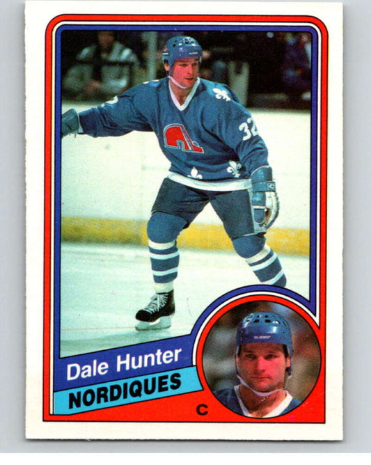 1984-85 O-Pee-Chee #281 Dale Hunter  Quebec Nordiques  V64480 Image 1