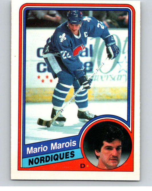 1984-85 O-Pee-Chee #282 Mario Marois  Quebec Nordiques  V64482 Image 1