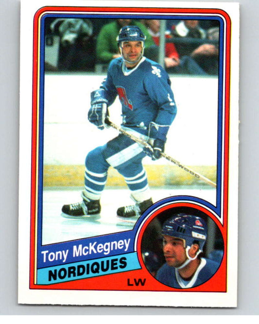 1984-85 O-Pee-Chee #283 Tony McKegney  Quebec Nordiques  V64483 Image 1