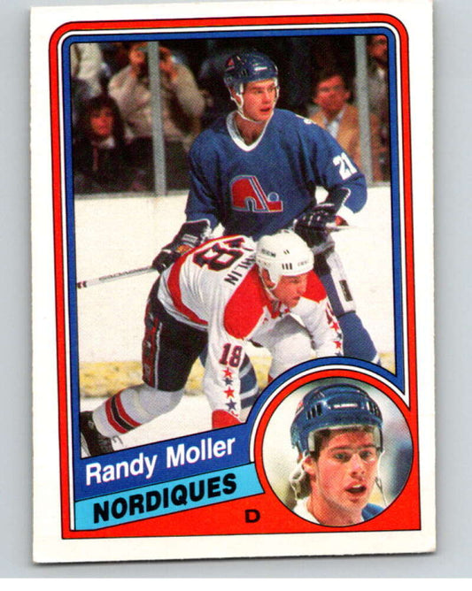 1984-85 O-Pee-Chee #284 Randy Moller  Quebec Nordiques  V64485 Image 1