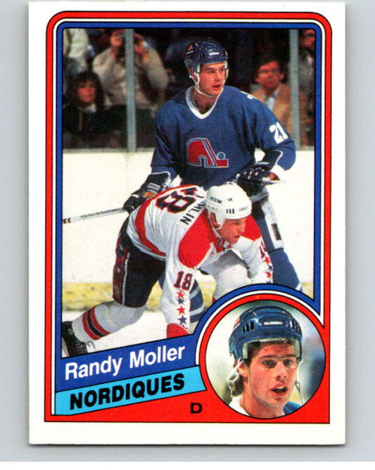 1984-85 O-Pee-Chee #284 Randy Moller  Quebec Nordiques  V64486 Image 1