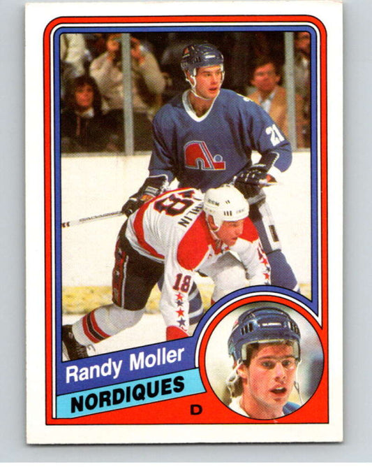 1984-85 O-Pee-Chee #284 Randy Moller  Quebec Nordiques  V64487 Image 1