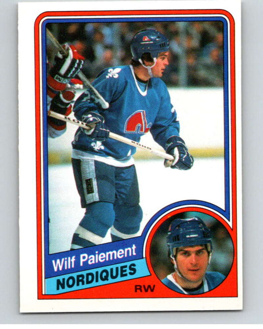 1984-85 O-Pee-Chee #285 Wilf Paiement  Quebec Nordiques  V64490 Image 1