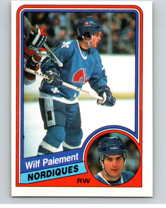 1984-85 O-Pee-Chee #285 Wilf Paiement  Quebec Nordiques  V64491 Image 1