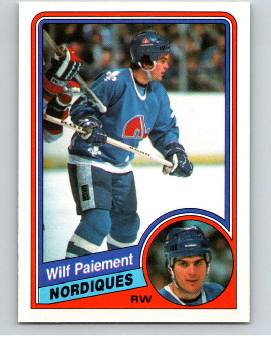 1984-85 O-Pee-Chee #285 Wilf Paiement  Quebec Nordiques  V64494 Image 1