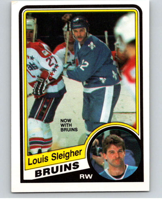 1984-85 O-Pee-Chee #290 Louis Sleigher  Quebec Nordiques  V64506 Image 1