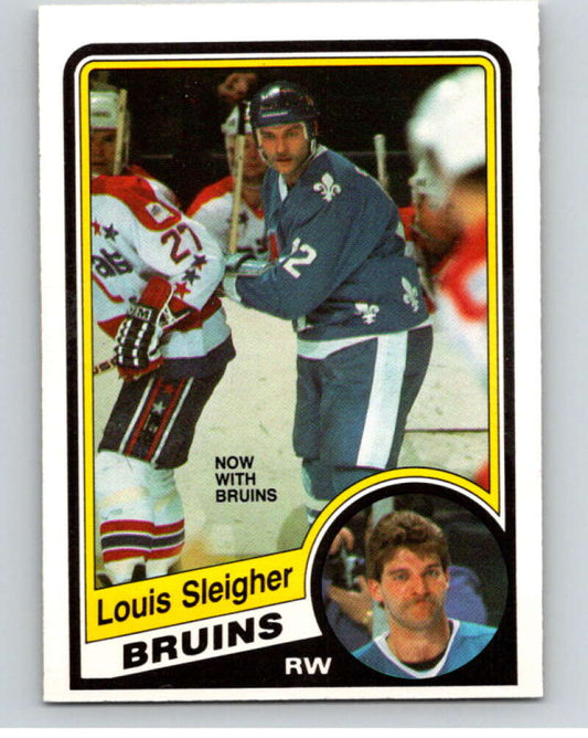 1984-85 O-Pee-Chee #290 Louis Sleigher  Quebec Nordiques  V64507 Image 1