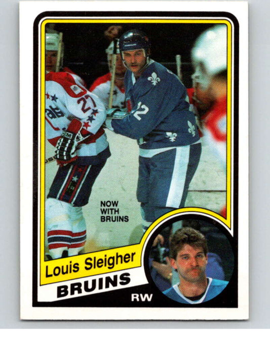 1984-85 O-Pee-Chee #290 Louis Sleigher  Quebec Nordiques  V64509 Image 1