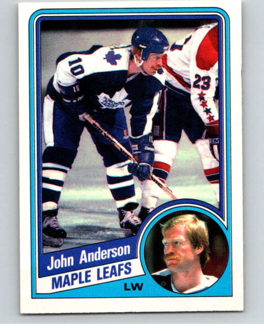 1984-85 O-Pee-Chee #295 John Anderson  Toronto Maple Leafs  V64521 Image 1