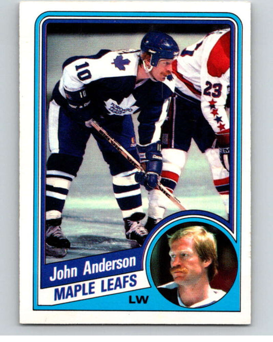 1984-85 O-Pee-Chee #295 John Anderson  Toronto Maple Leafs  V64522 Image 1
