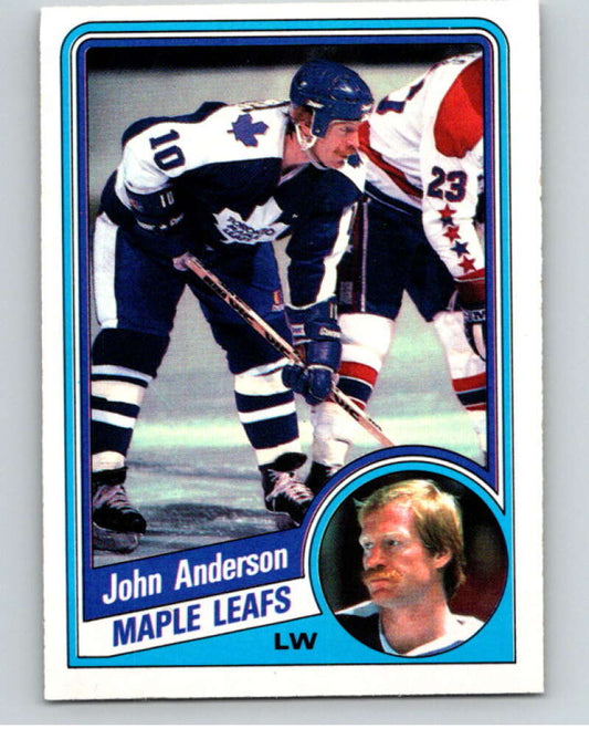 1984-85 O-Pee-Chee #295 John Anderson  Toronto Maple Leafs  V64523 Image 1