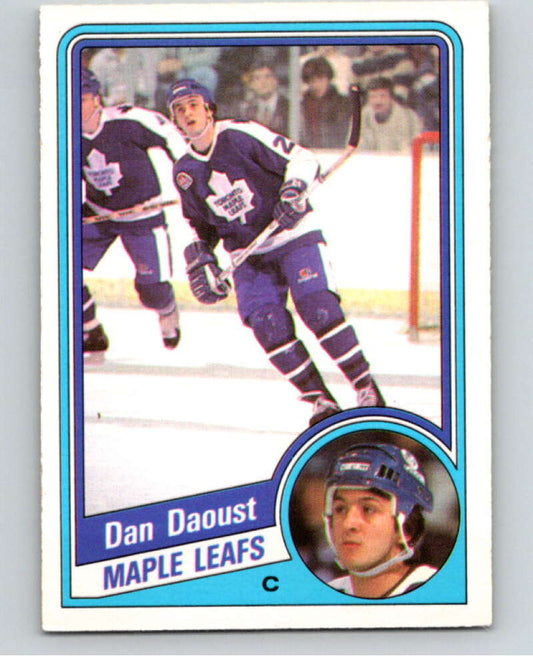 1984-85 O-Pee-Chee #299 Dan Daoust  Toronto Maple Leafs  V64530 Image 1