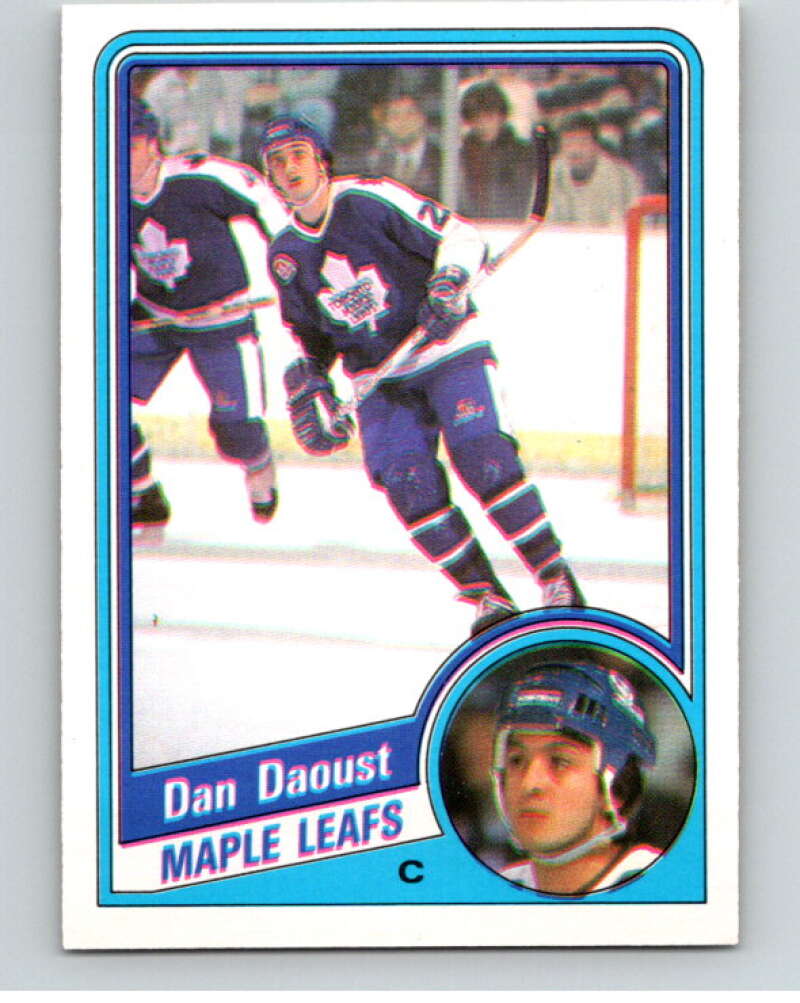 1984-85 O-Pee-Chee #299 Dan Daoust  Toronto Maple Leafs  V64531 Image 1