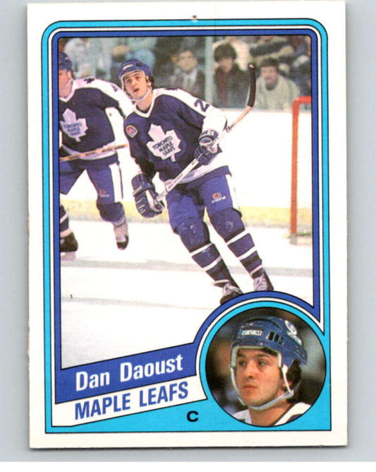 1984-85 O-Pee-Chee #299 Dan Daoust  Toronto Maple Leafs  V64532 Image 1