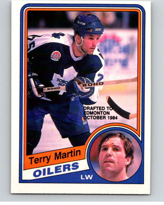 1984-85 O-Pee-Chee #306 Terry Martin  Toronto Maple Leafs  V64550 Image 1
