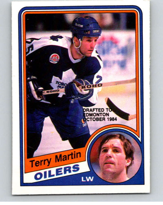 1984-85 O-Pee-Chee #306 Terry Martin  Toronto Maple Leafs  V64551 Image 1