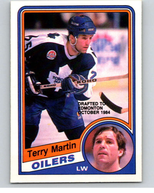 1984-85 O-Pee-Chee #306 Terry Martin  Toronto Maple Leafs  V64552 Image 1