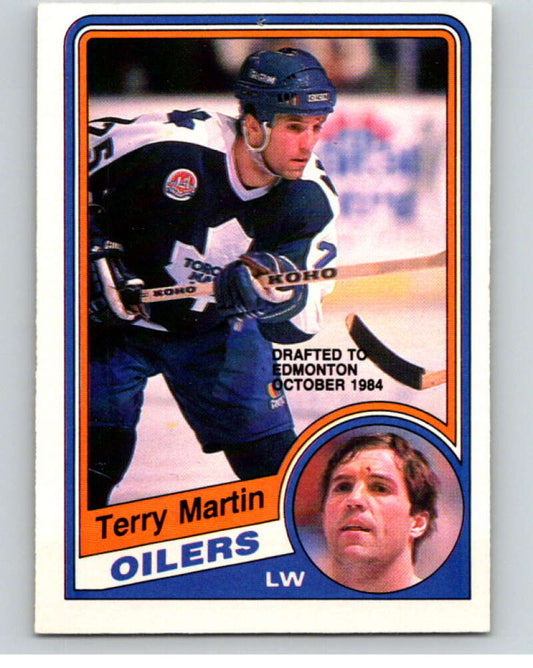 1984-85 O-Pee-Chee #306 Terry Martin  Toronto Maple Leafs  V64553 Image 1