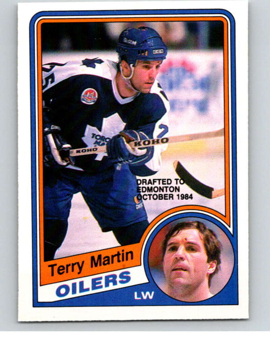 1984-85 O-Pee-Chee #306 Terry Martin  Toronto Maple Leafs  V64554 Image 1