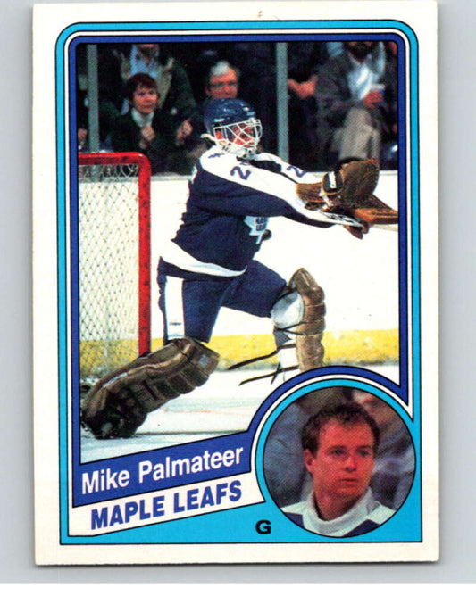 1984-85 O-Pee-Chee #308 Mike Palmateer  Toronto Maple Leafs  V64559 Image 1