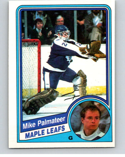 1984-85 O-Pee-Chee #308 Mike Palmateer  Toronto Maple Leafs  V64560 Image 1