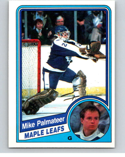 1984-85 O-Pee-Chee #308 Mike Palmateer  Toronto Maple Leafs  V64561 Image 1