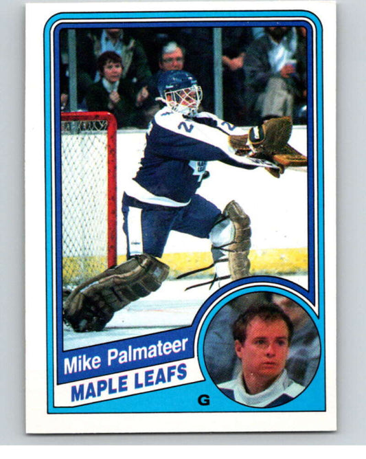 1984-85 O-Pee-Chee #308 Mike Palmateer  Toronto Maple Leafs  V64562 Image 1