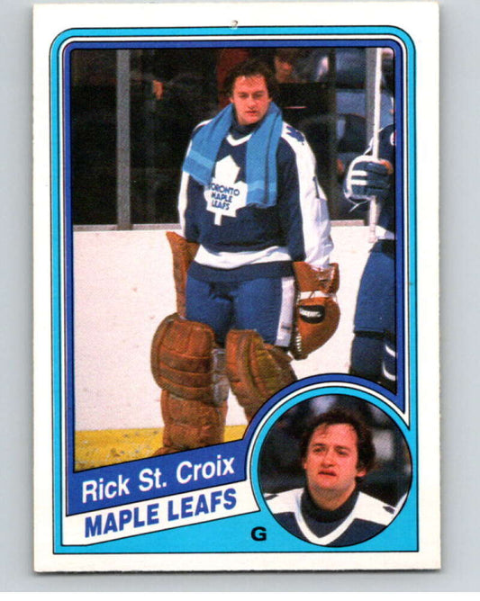 1984-85 O-Pee-Chee #310 Rick St. Croix  Toronto Maple Leafs  V64564 Image 1
