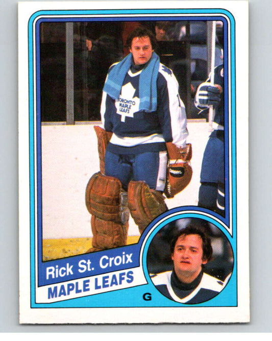 1984-85 O-Pee-Chee #310 Rick St. Croix  Toronto Maple Leafs  V64565 Image 1