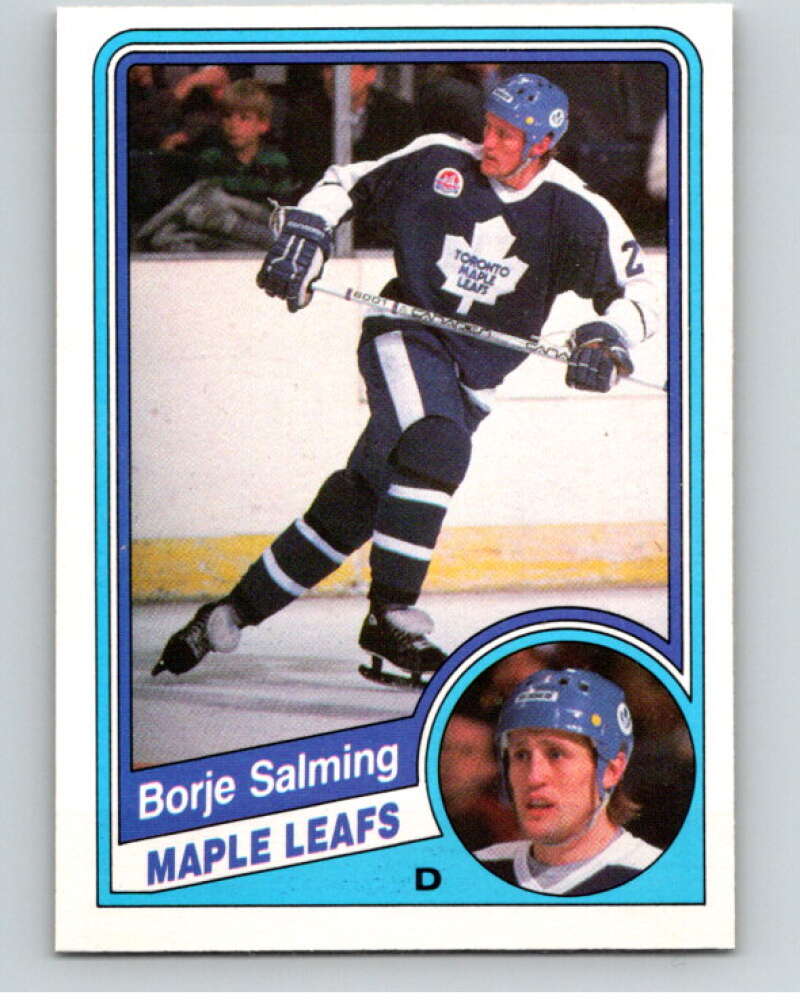 1984-85 O-Pee-Chee #311 Borje Salming  Toronto Maple Leafs  V64566 Image 1