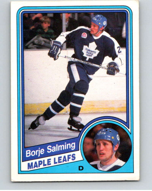1984-85 O-Pee-Chee #311 Borje Salming  Toronto Maple Leafs  V64567 Image 1