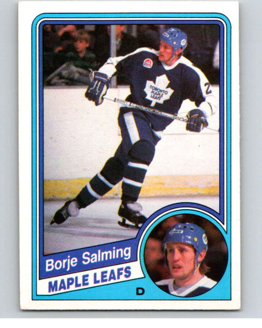 1984-85 O-Pee-Chee #311 Borje Salming  Toronto Maple Leafs  V64568 Image 1