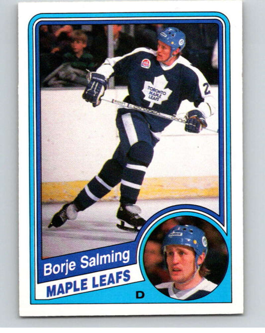 1984-85 O-Pee-Chee #311 Borje Salming  Toronto Maple Leafs  V64569 Image 1