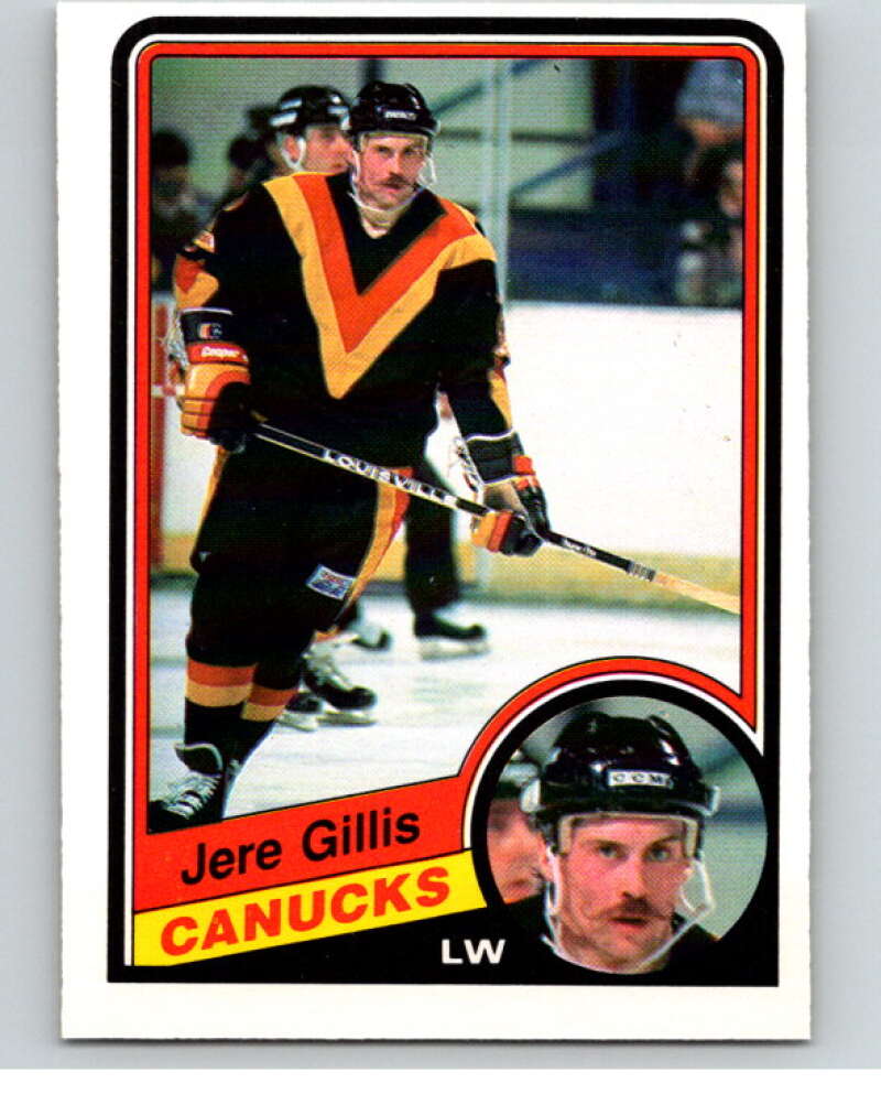1984-85 O-Pee-Chee #318 Jere Gillis  Vancouver Canucks  V64592 Image 1