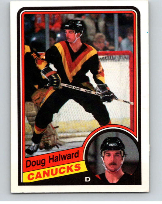 1984-85 O-Pee-Chee #320 Doug Halward  Vancouver Canucks  V64599 Image 1